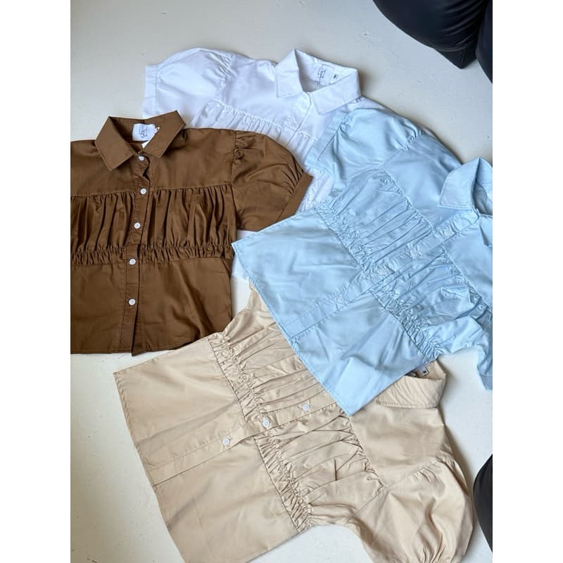 APRIL SHIRT : เสื้อเชิ้ตครอป รูปที่ 3