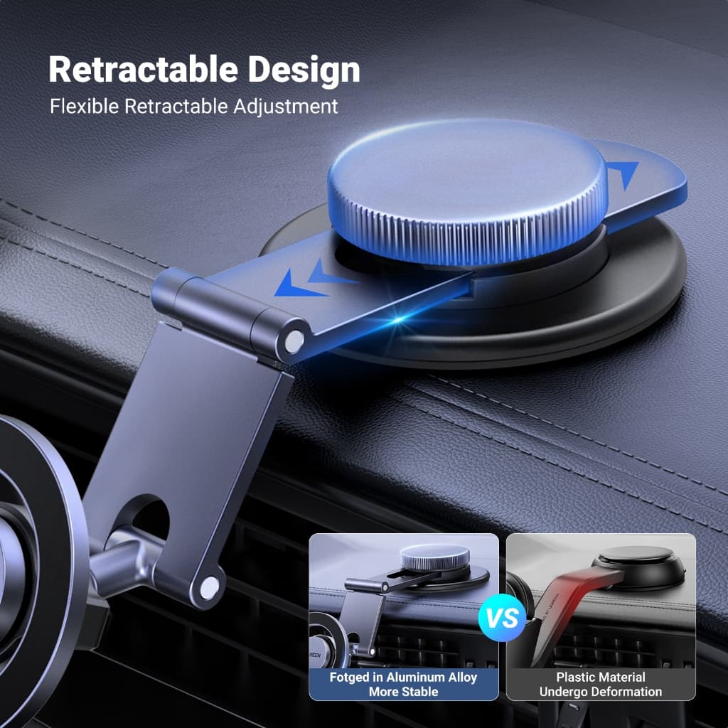 UGREEN ที่ยึดโทรศัพท์ในรถ แบบแม่เหล็ก สำหรับ iPhone Car Dashboard Mount รุ่น 45577 รูปที่ 2