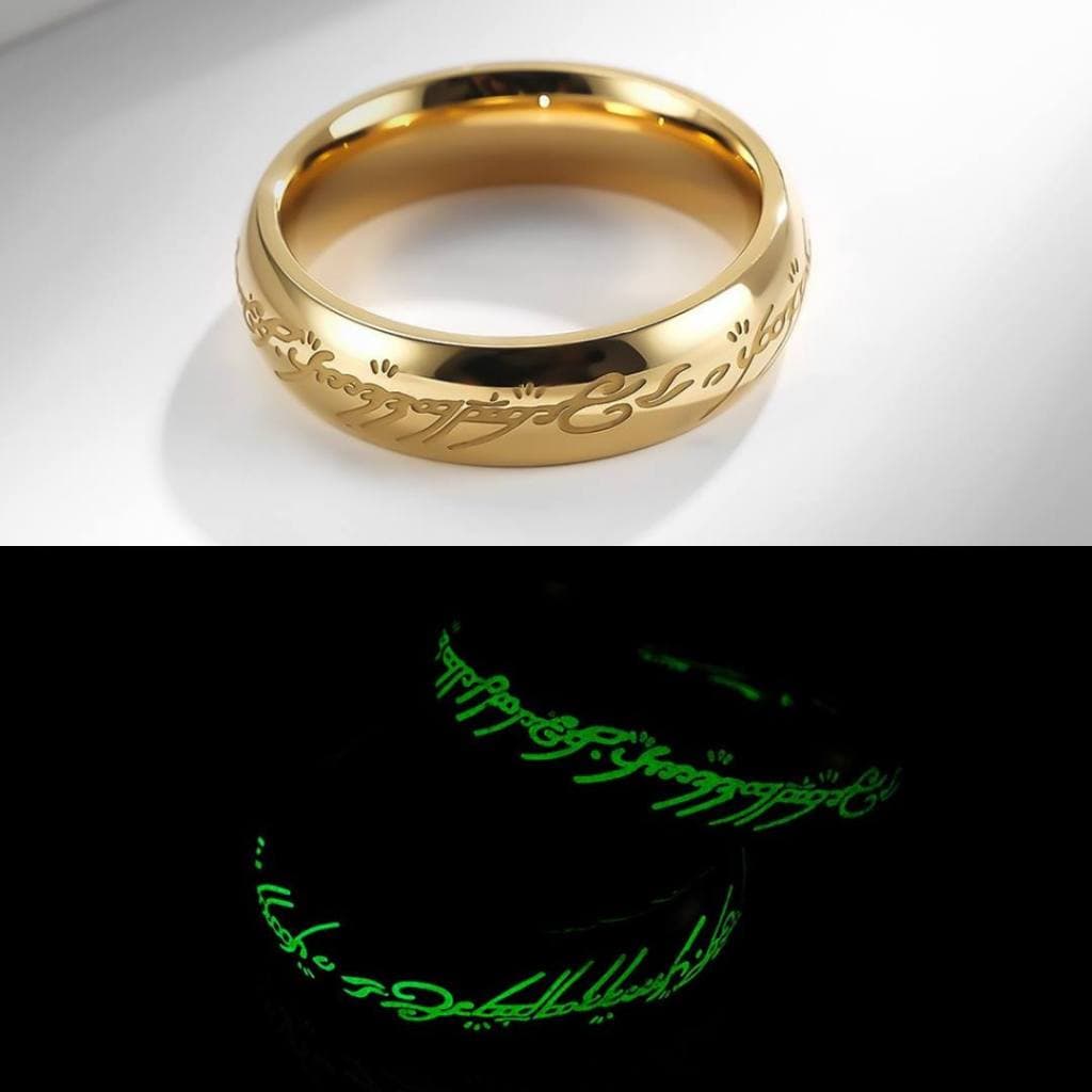 ใน 24 ชม. แหวนประมุข The One Ring สลักภาษาเอล์ฟบนแหวนด้วยเลเซอร์ ไม่ลอก ไม่ดำ แหวนเดอะลอร์ด รูปที่ 1