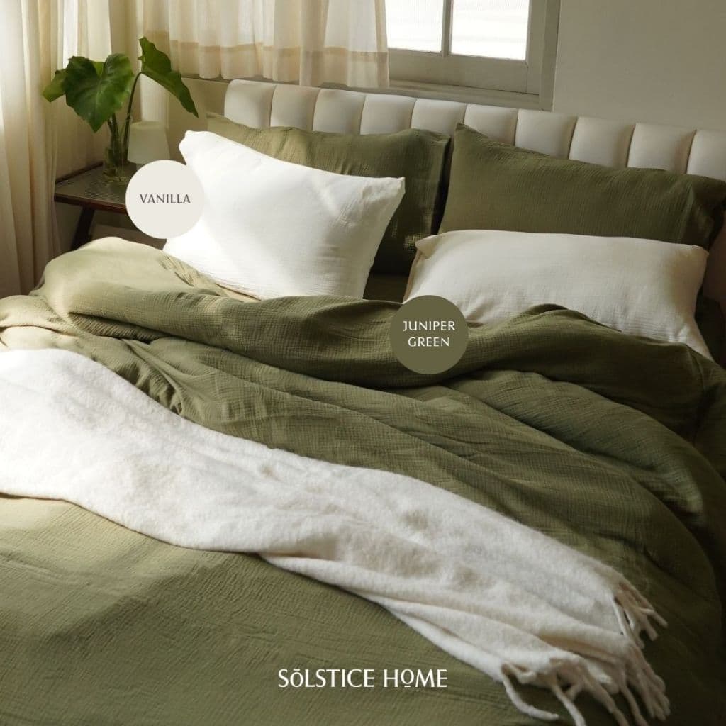 ชุดผ้าปูที่นอน / ปลอกผ้านวม / ปลอกหมอน ผ้า Cloud Cotton - Solstice Home คอตตอน 100% - ขนาด 3.5/5/6 ฟุต รูปที่ 5