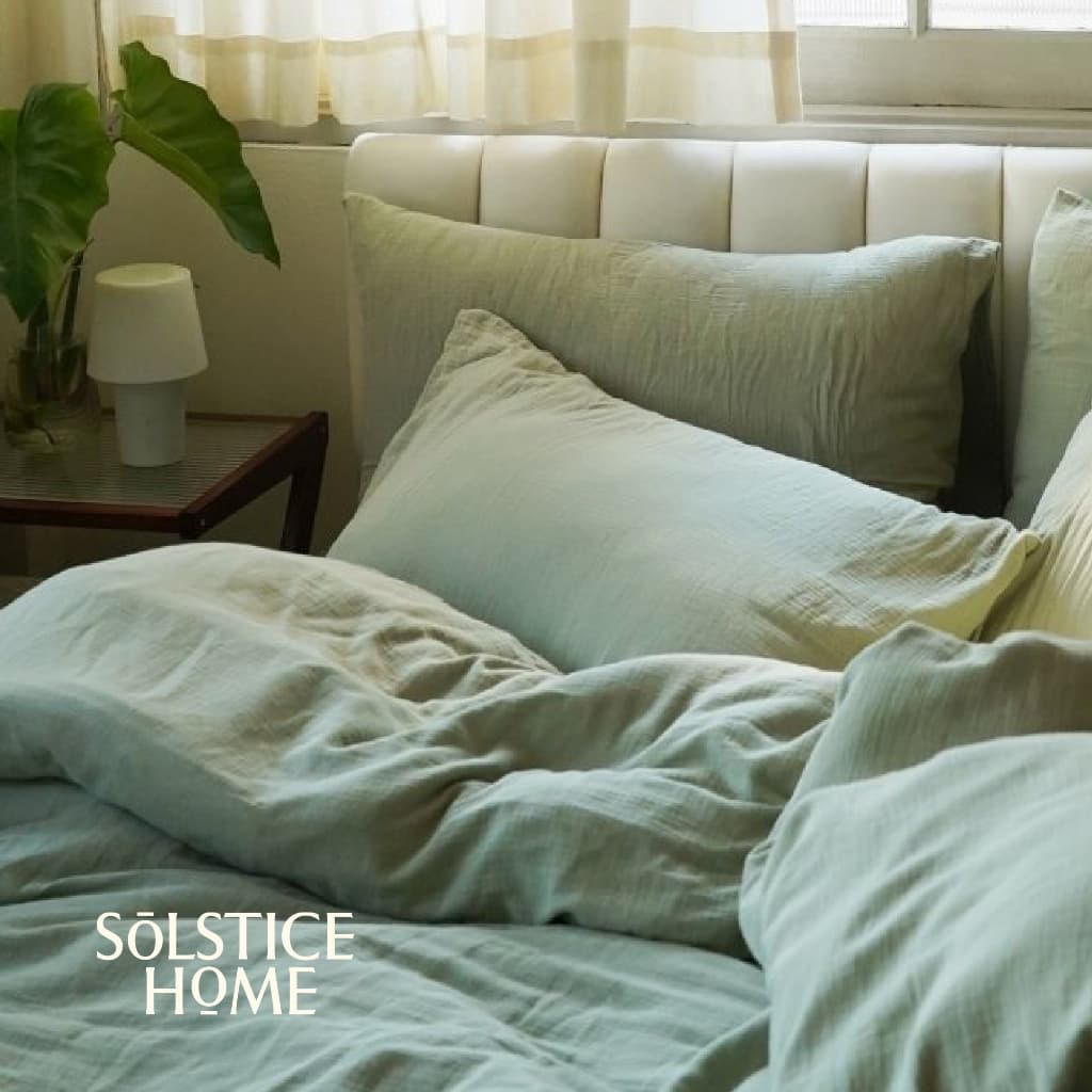 ปลอกหมอน ปลอกหมอนข้าง สีพื้น Solstice Home ผ้า Cloud Cotton เนื้อนุ่ม - สไตล์ มินิมอล ทำจากผ้าคอตตอน 100% รูปที่ 6