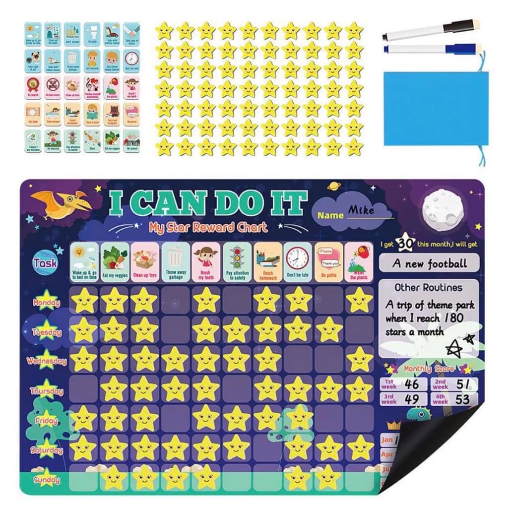 กระดานเด็กดี สร้างวินัยกิจวัตรประจำวันเด็ก - I Can Do It รูปที่ 6