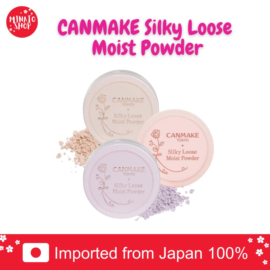 CANMAKE Silky Loose Moist Powder แป้งฝุ่นCanmake เนื้อละเอียดเนียนนุ่ม รุ่นใหม่ล่าสุด สุดฮิตจากญี่ปุ่น รูปที่ 1