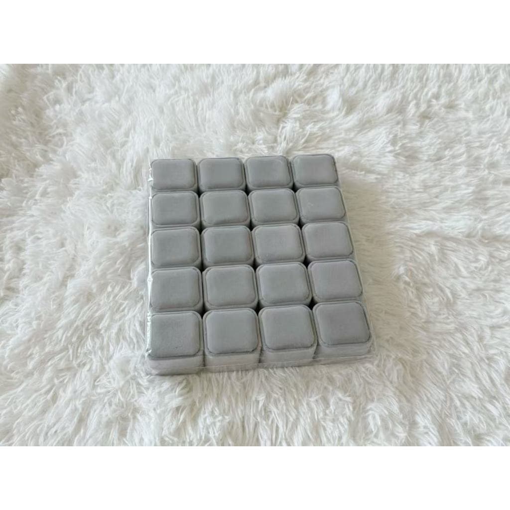 ขายส่ง 20ใบ กล่องเครื่องประดับ ราคาขายส่ง กล่องแหวน สักหลาด กล่องใส่แหวนกำมะหยี่ รูปที่ 5