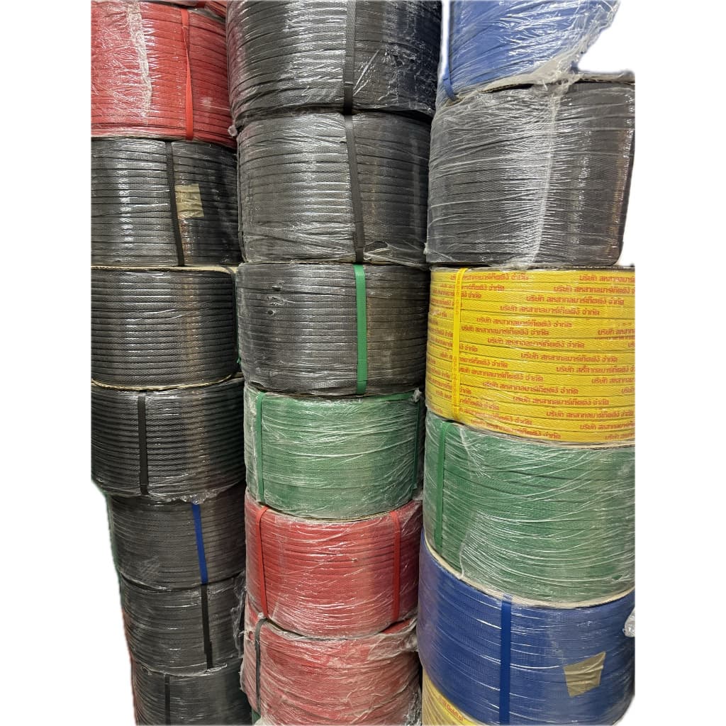 สายรัดพลาสติก สายรัดพลาสติกสีรวม ล้างสี สีผสม ขนาด 9,12,15 mm. ล้างสต๊อก จากโรงงานผลิตโดยตรง สุด รูปที่ 2