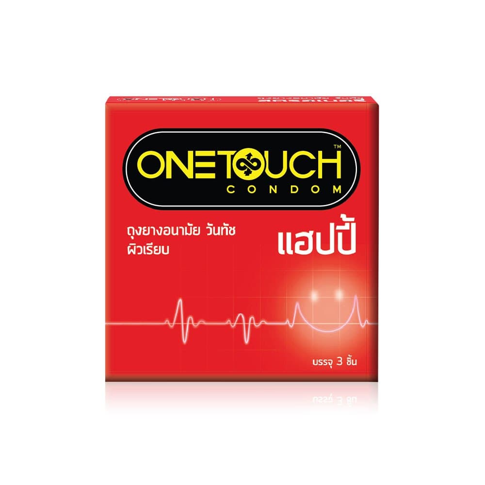 ไม่ระบุสินค้าหน้ากล่อง Onetouch ถุงยางอนามัย ขนาด52mm. รุ่น Happy วันทัช แฮปปี้ ผิวเรียบ รูปที่ 5