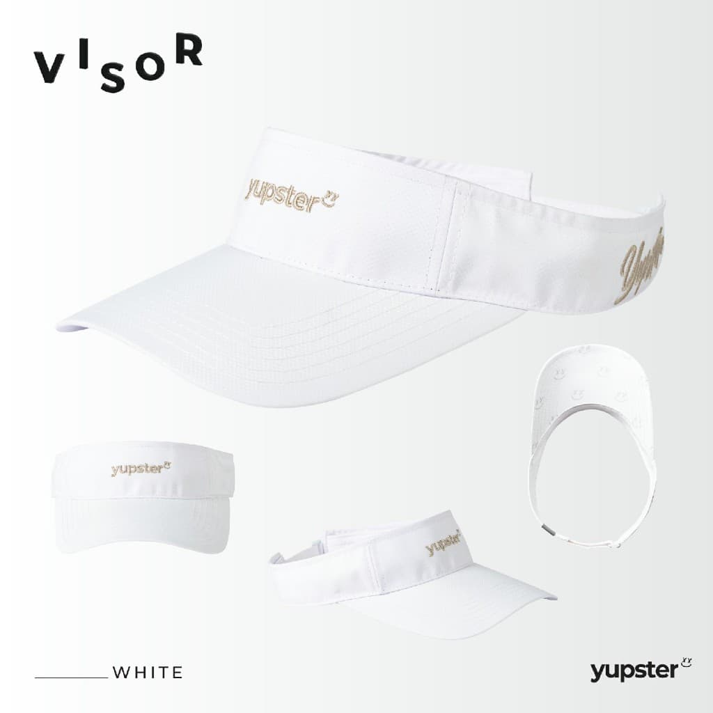 Yupster หมวกวิ่ง หมวกกันแดด Visor Cap รุ่น VISOR : 5 สี หมวกวิ่ง ตีกล์อฟ กันแดด ระบายอากาศดี จำนวนจำกัด รูปที่ 3