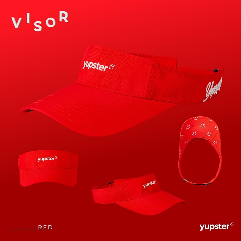 Yupster หมวกวิ่ง หมวกกันแดด Visor Cap รุ่น VISOR : 5 สี หมวกวิ่ง ตีกล์อฟ กันแดด ระบายอากาศดี จำนวนจำกัด รูปที่ 6