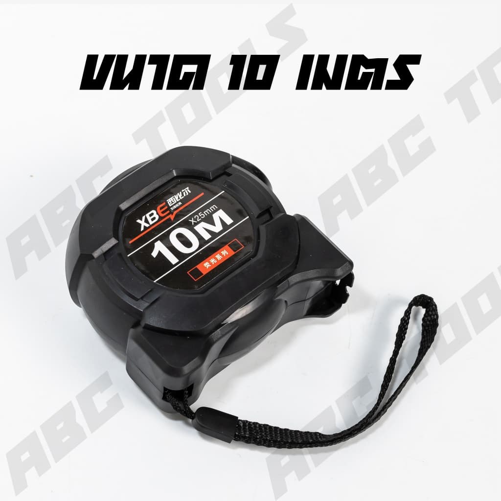 ตลับเมตร ตลับเมตรดำ 5 เมตร 10 เมตร ใช้งานได้ 10 ปีขึ้นไป มี 2 หน่วย เซนติเมตร และนิ้ว ถึก ทน รูปที่ 8