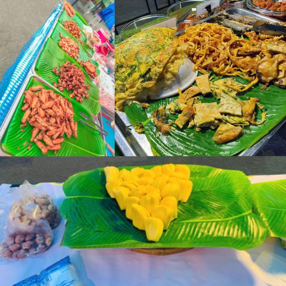 ใบตองปลอม Banana Leaf ใบตองเสมือนจริง ใบตองเทียม ใบประดับโต๊ะ ใบตองพลาสติก ใบตองปลอม ใบตองเทียม ใบกล้วย ใบกล้วยจำลอง รูปที่ 5