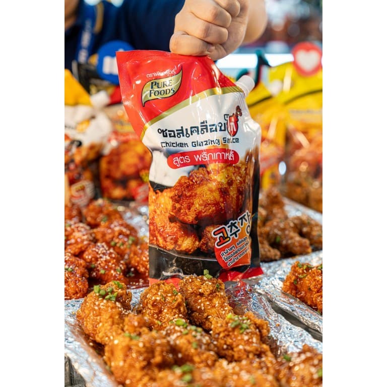 ซอสเคลือบไก่ สูตรพริกเกาหลี ขนาด 1,000 g. ตราเพียวฟู้ดส์ ทำง่ายๆแค่คลุก วัตถุดิบจากเกาหลี รูปที่ 5