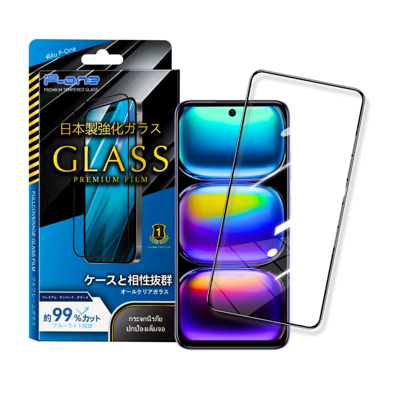 ฟิล์มกระจก เต็มจอใส Infinix Hot 60 Pro hot10 hot20 hot10play hot10s hot11 hot12play hot12i รูปที่ 2