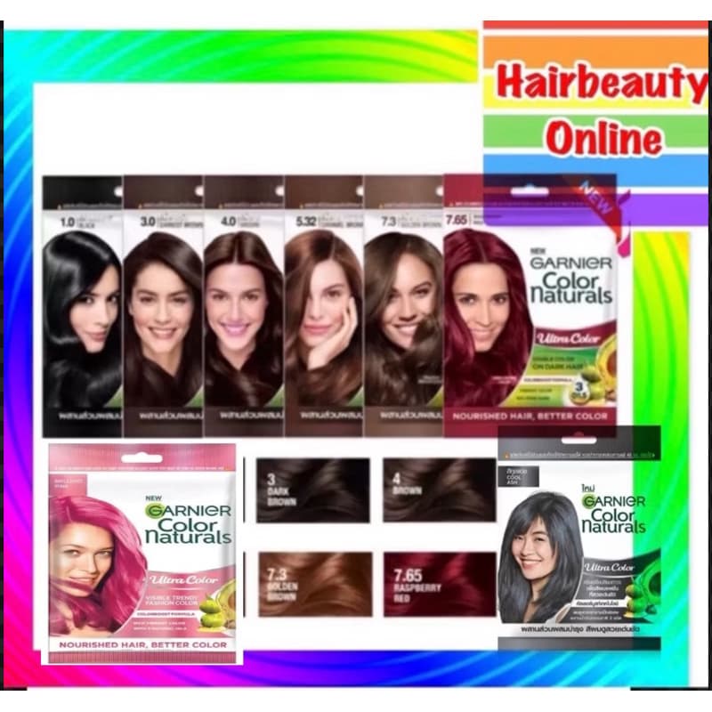 Garnier การ์นิเย่ คัลเลอร์ เนเชอรัลส์ ซอง30+30มล. ครีมเปลี่ยนสีผม รูปที่ 1