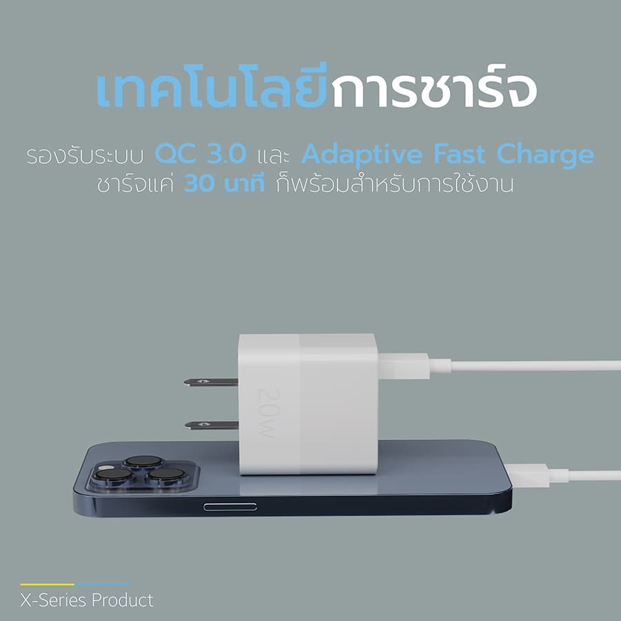 ENYX ชุดชาร์จ รุ่น S-2Xs Fast Charge สายชาร์จ 3.1A / 18W For L/ Micro /Type-C S2X ที่ชาร์จ ชาร์จไว รูปที่ 7