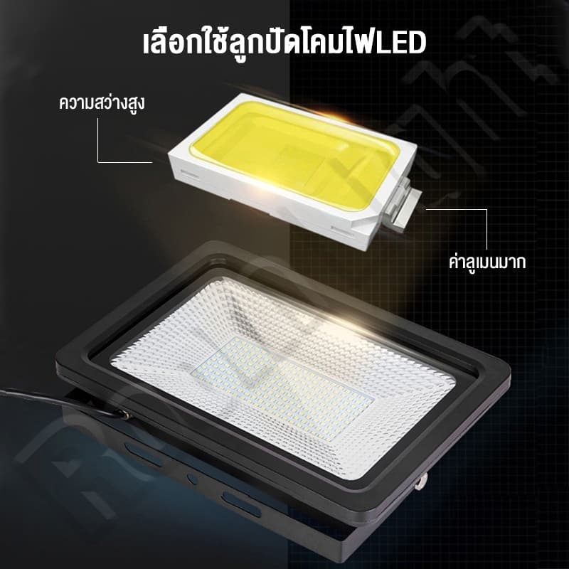สปอตไลท์ led สปอตไลท์ ไฟสว่าง Spotlight LED แสงขาว กันน้ำIP68 24W 40w 120W 160w 240w รูปที่ 9