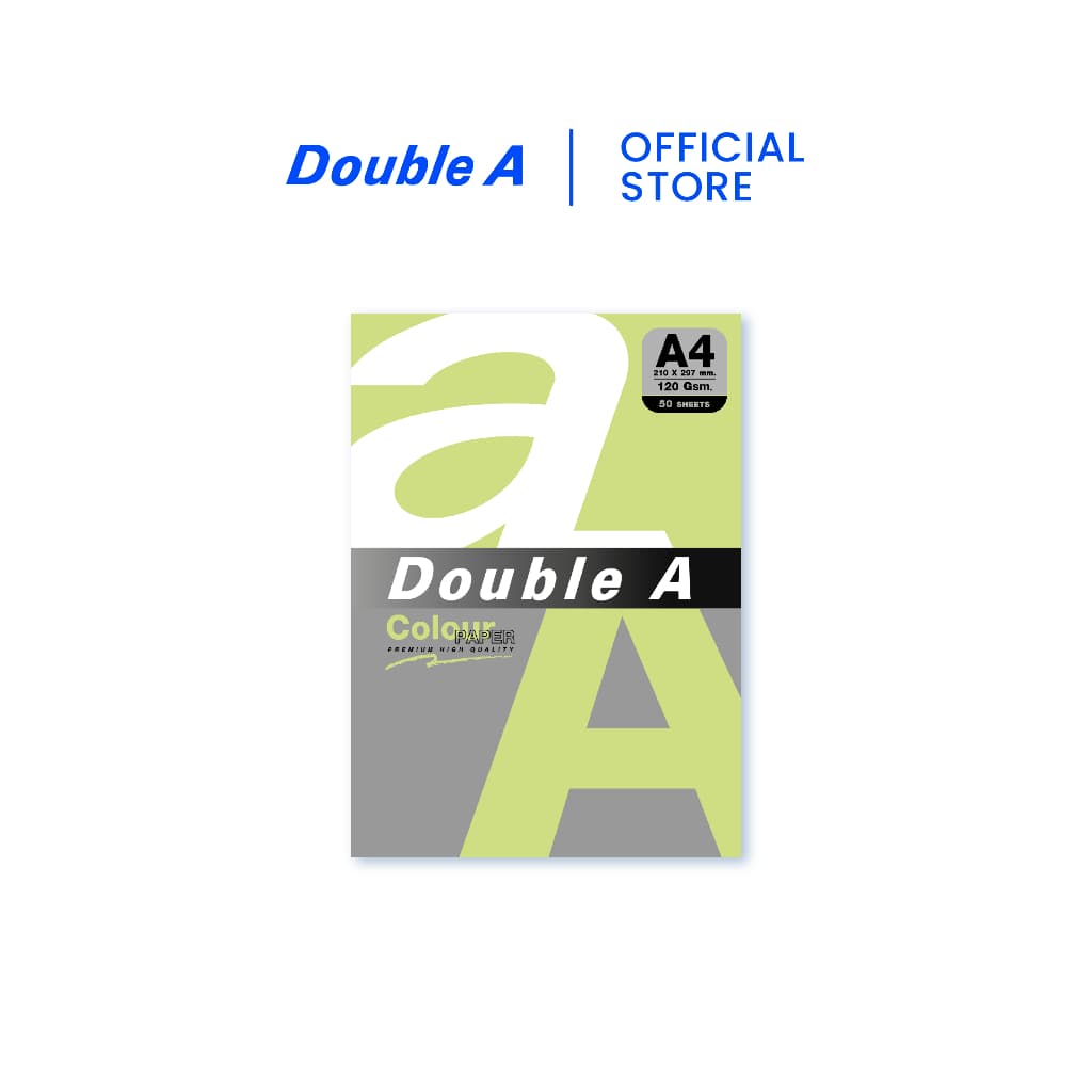 Double A กระดาษสี A4 หนา 120 แกรม จำนวน 50 แผ่น/แพ็ก จำหน่าย 1 แพ็ก รูปที่ 9