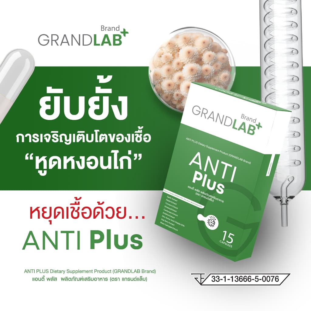 ผลิตภัณฑ์กำจัดหูดหงอนไก่ HPV ตุ่มในที่ลับ น้องชาย น้องสาว 15 แคปซูล ตราแกรนด์แล็บ รูปที่ 7