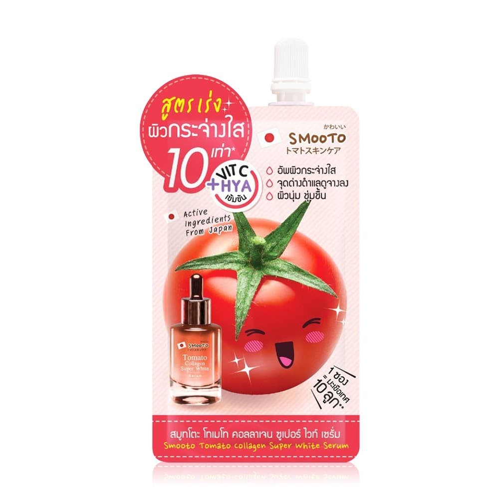 Smooto Hya Collagen Sunscreen Serum สมูทโตะ ไฮยา คอลลาเจน ซันสกรีน เซรั่ม มาส์ก รูปที่ 5