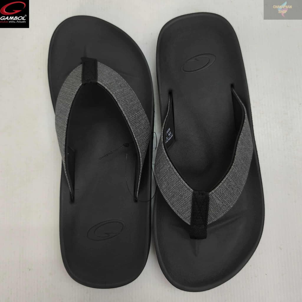 GAMBOL แกมโบล ZEN BOLD รองเท้าแตะแบบหนีบชาย รุ่น GM11451 สีดำ/สีน้ำตาล Size 40-44 รูปที่ 6