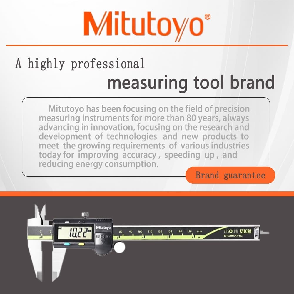 รับประกันสินค้า Mitutoyo เวอร์เนียร์ เวอร์เนียคาลิปเปอร์ดิจิทัล สเตนเลส ความละเอียด0.01 มม ความแม่นยําสูง0-150 200 300 รูปที่ 9