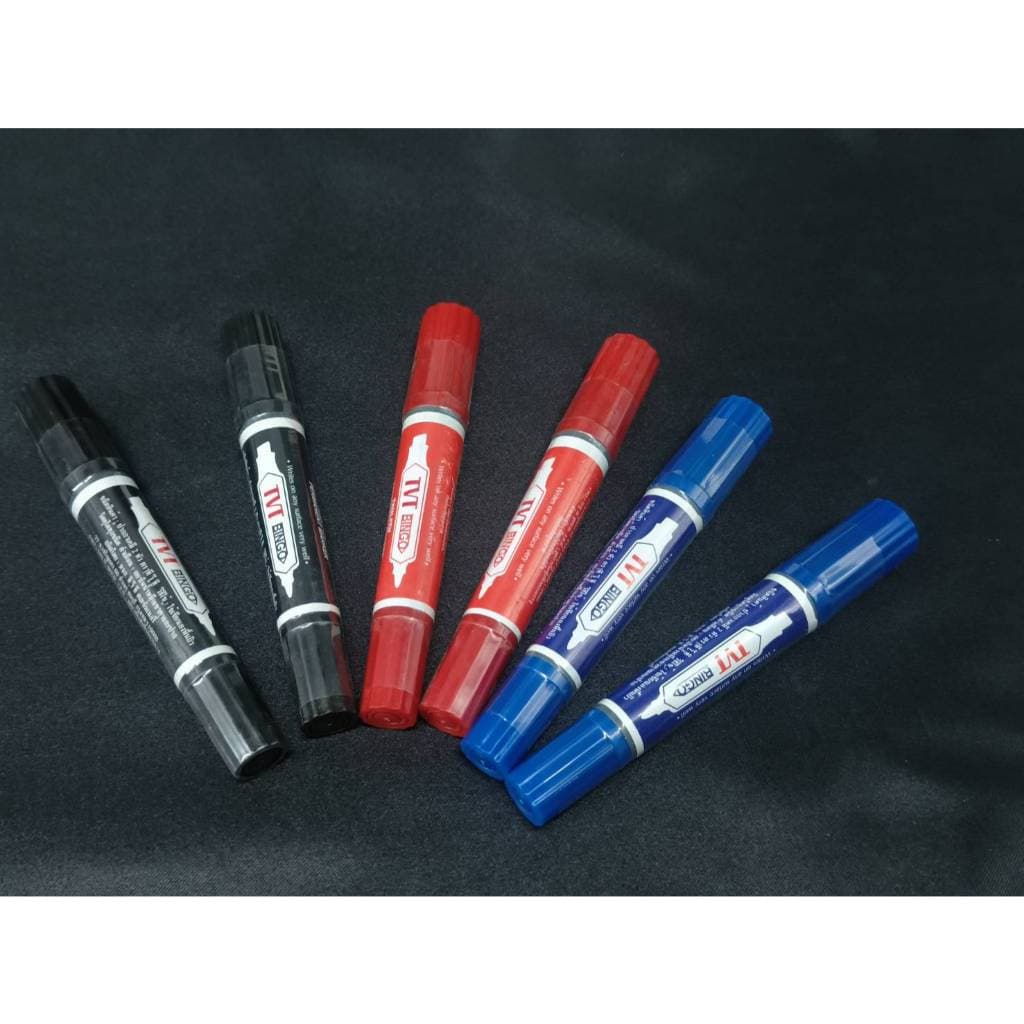 ปากกาเคมี TVT แบบ 2 หัว | สีคม กลิ่นไม่ฉุน | 1 ด้าม รูปที่ 3
