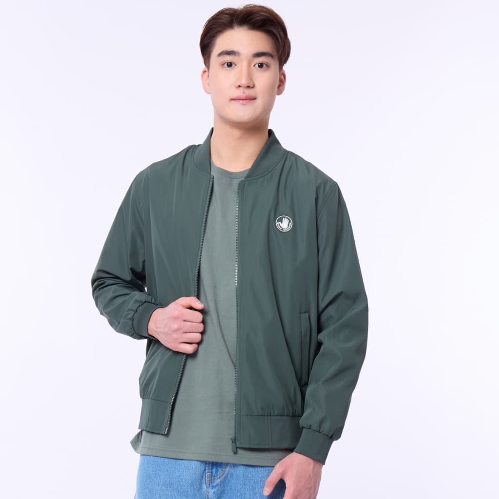 BODY GLOVE BASIC Bomber Jacket Summer 2025 เสื้อแจ็คเก็ต รวมสี รูปที่ 5