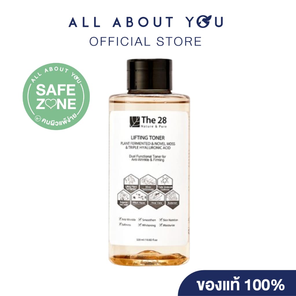 The28 Lifting Toner (Plant Fermented & Novel Moss & Triple Hyaluronic Acid) 320 ml. รูปที่ 1