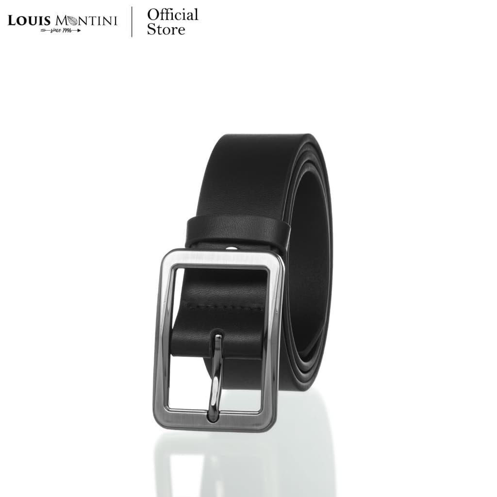 Louis Montini เข็มขัดผู้ชาย เข็มขัด PU แฟชั่น Men's Belt MGN150 รูปที่ 2