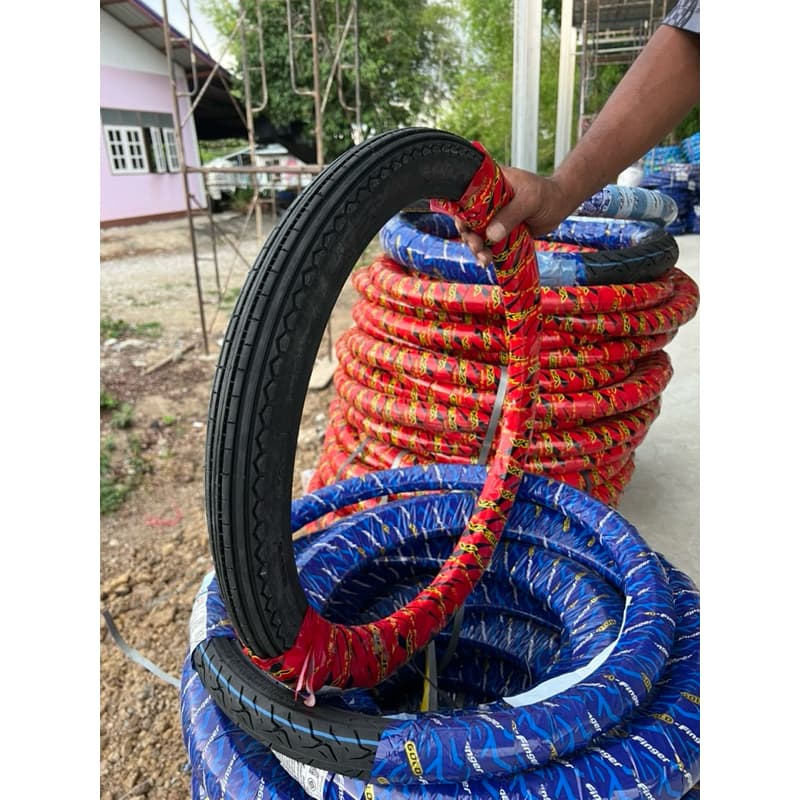 ยางนอก Vee Rubber ลายตรง VK98 2.25-17 แก้มกลม กำลังพอดี รูปที่ 5