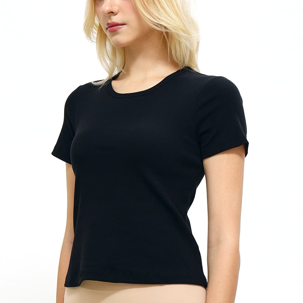 Wacoal เสื้อยืดเสริมบรา Bra Top รุ่น WH4A07 สีดำ รูปที่ 3