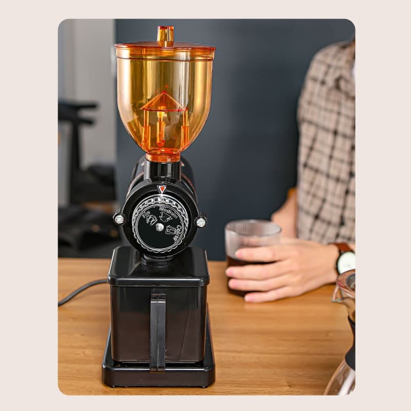 LENODI เครื่องบดกาแฟ เครื่องบดเมล็ดกาแฟไฟฟ้าอัตโนมัติเต็มรูปแบบ n600 เครื่องบดกาแฟ Electric coffee machine รูปที่ 7
