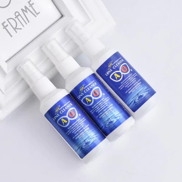 น้ำยาเช็ดเลนส์แว่น น้ำยาเช็ดเลนส์ AO lens cleaner ขนาด 60 ml ขวดสเปรย์ขนาดเล็ก น้ำยาทำความสะอาดอเนกประสงค์ รูปที่ 5