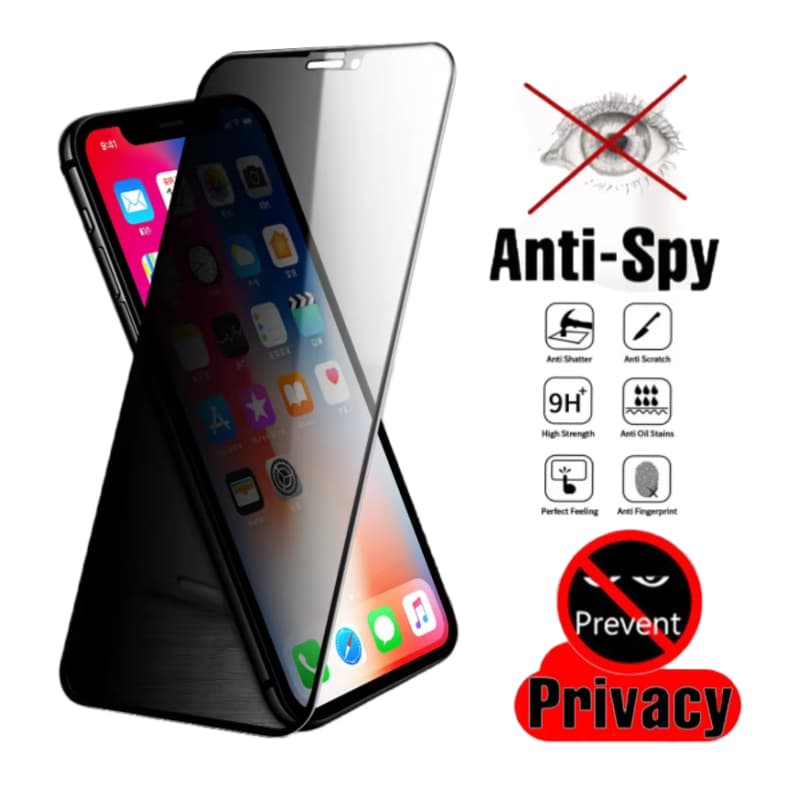 ฟิล์มกันเสือก For iPhone 11 17 13 16 14 15 12 Pro Max 6Plus 7 8 Plus 13 Pro X XS Xs Max XR 12 13 Mini Air ฟิล์มกันมอง รูปที่ 1