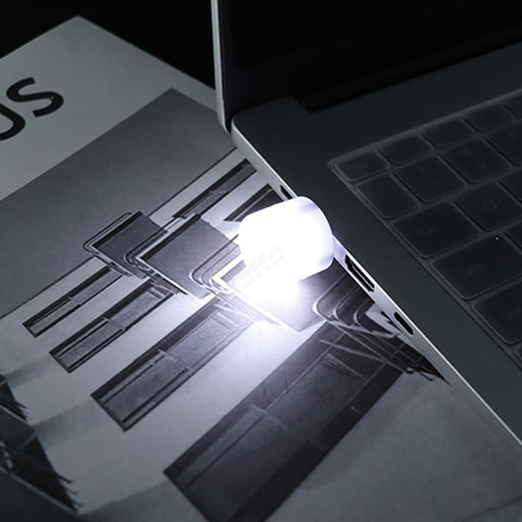 หลอดไฟ led หลอดไฟขนาดเล็ก ไฟกลางคืนห้องนอน ไฟกลางคืน led มินิไฟกลางคืน USB ปกป้องดวงตา 1W แบบพกพา รูปที่ 9