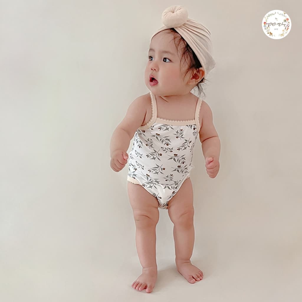 ชุดบอดี้สูทเด็กผู้หญิง ที่ดีที่สุด แขนสั้น บอดี้สูท สำหรับเด็กแรกเกิด 4 ชิ้น รูปที่ 7