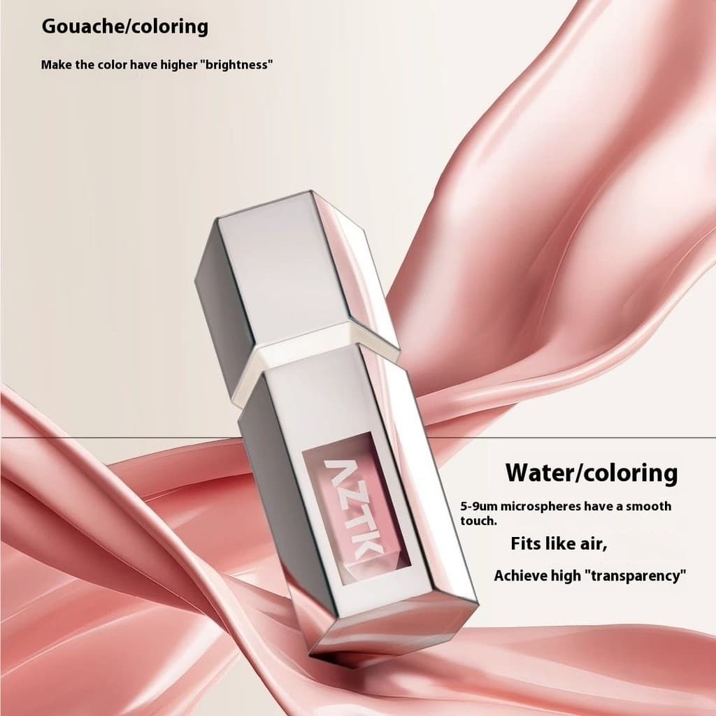 AZTK Blush Highlight Repair Three-in-One Shrink Expansion Color Nude Feel Natural Liquid Blush M1C6 รูปที่ 3