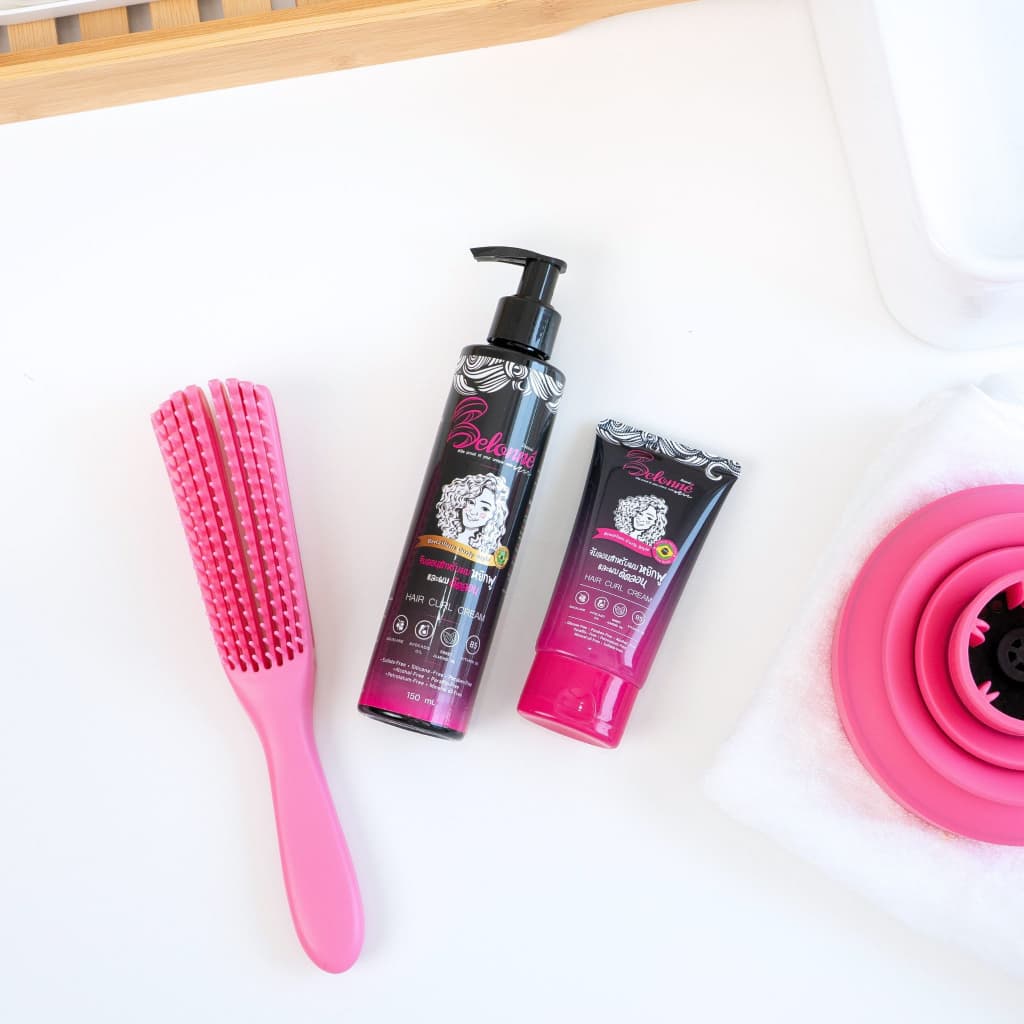 Belonne Brazilian Curly Style Hair Curl Cream บีลอนเน่ ครีมจับลอนผมหยิก รูปที่ 6
