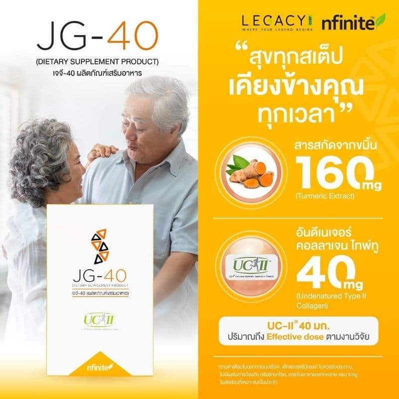 JG-40 ช่วยได้ทุกเรื่องข้อ ปวดข้อต่อกระดูก เดินดังก๊อกแก๊ก ข้อต่ออักเสบ เข่าเสื่อม ต้องลอง รูปที่ 2