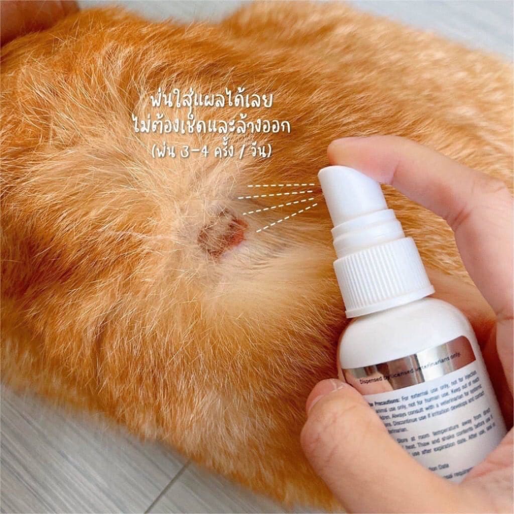 Vetericyn Plus VF Wound & Skin Cleanser สเปรย์พ่นผิวหนัง ชนิดน้ำ สำหรับแมว สุนัข 20 ml รูปที่ 3