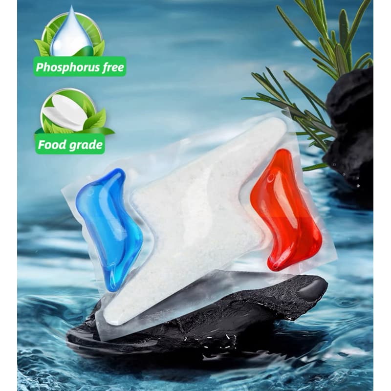 Dishwasher Tablet capsulevortex 26เม็ด 4in1เม็ดน้ำยา​ น้ำยา​ล้างจาน​ชนิดก้อน​​ สำหรับ​เครื่อง​ล้างจาน​ รูปที่ 6