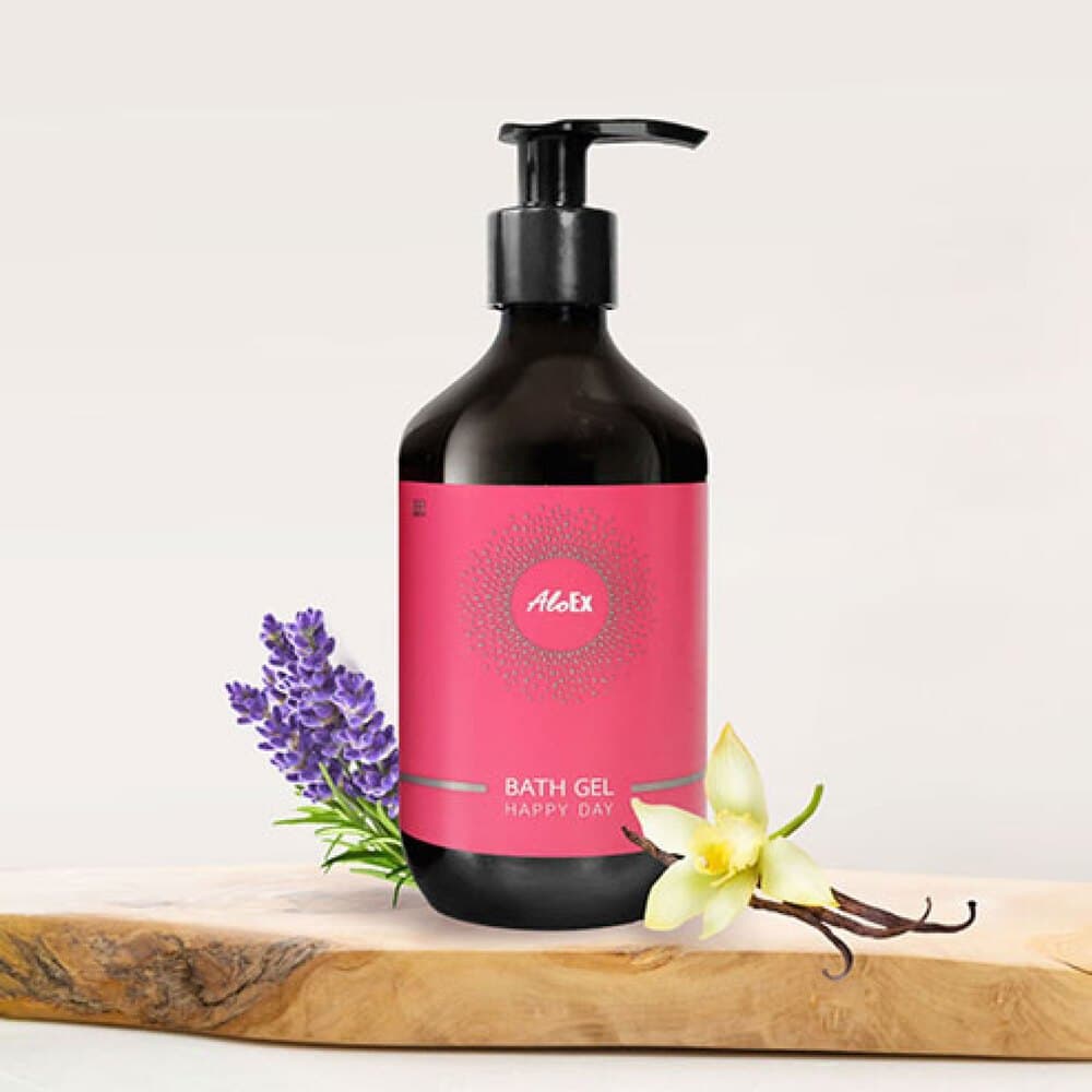 AloEx Bath Gel กลิ่น Happy Day เจลอาบน้ำหอมอโรมา จากน้ำหอมฝรั่งเศส รูปที่ 7