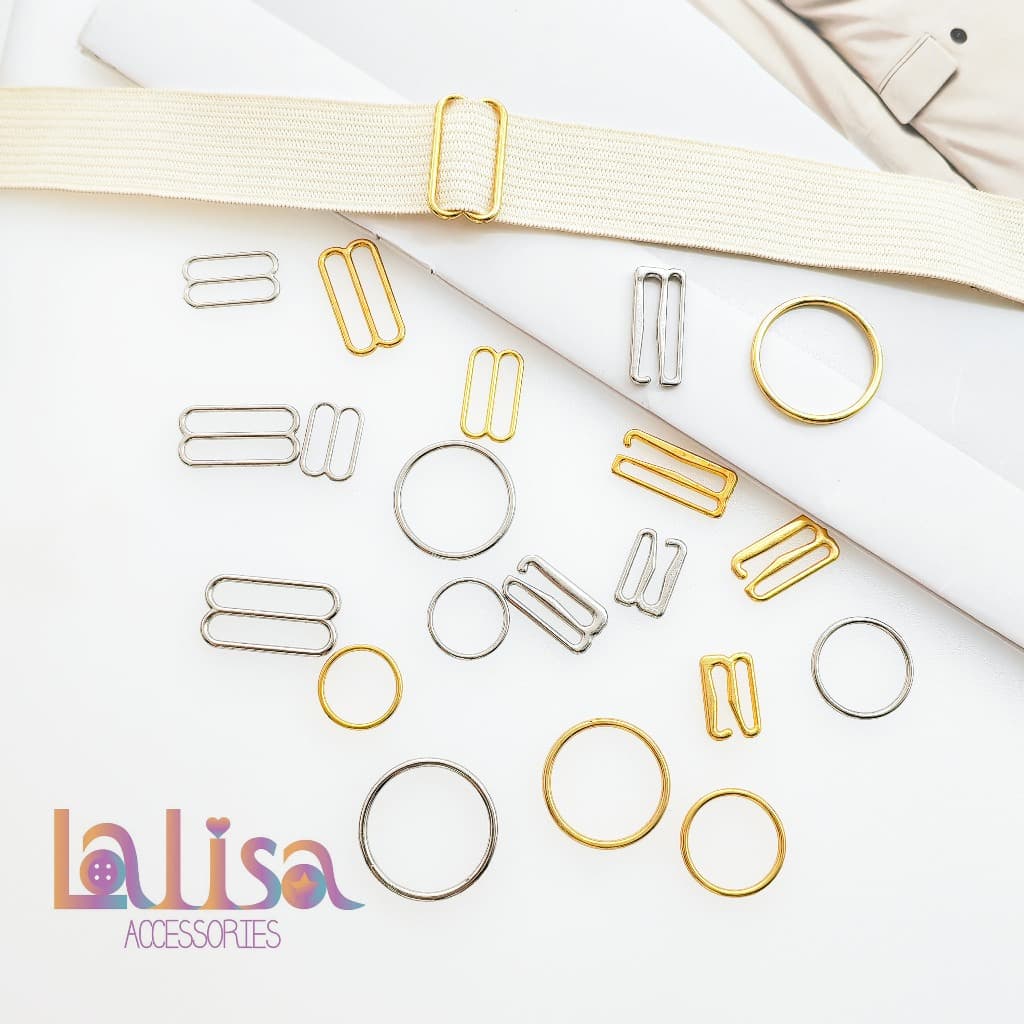 ตัวเลื่อนปรับสายเสื้อชั้นใน Bra Accessories แพค10ชิ้น รูปที่ 4
