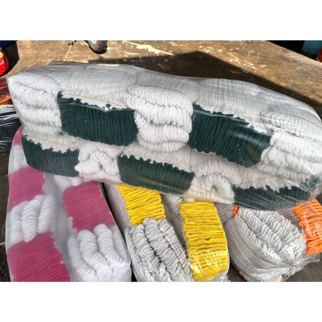 ถุงมือผ้าฝ้าย4,5,6,7ขีดสีขาว แบบหนา สินค้า !!! รูปที่ 3