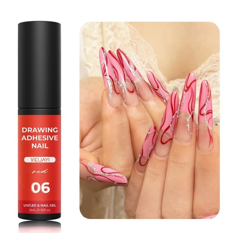 เมทัลลิค เจลเพ้นท์ลายเล็บ ขนาด 5 ML ขวดเล็กพกพาง่าย * * รูปที่ 6