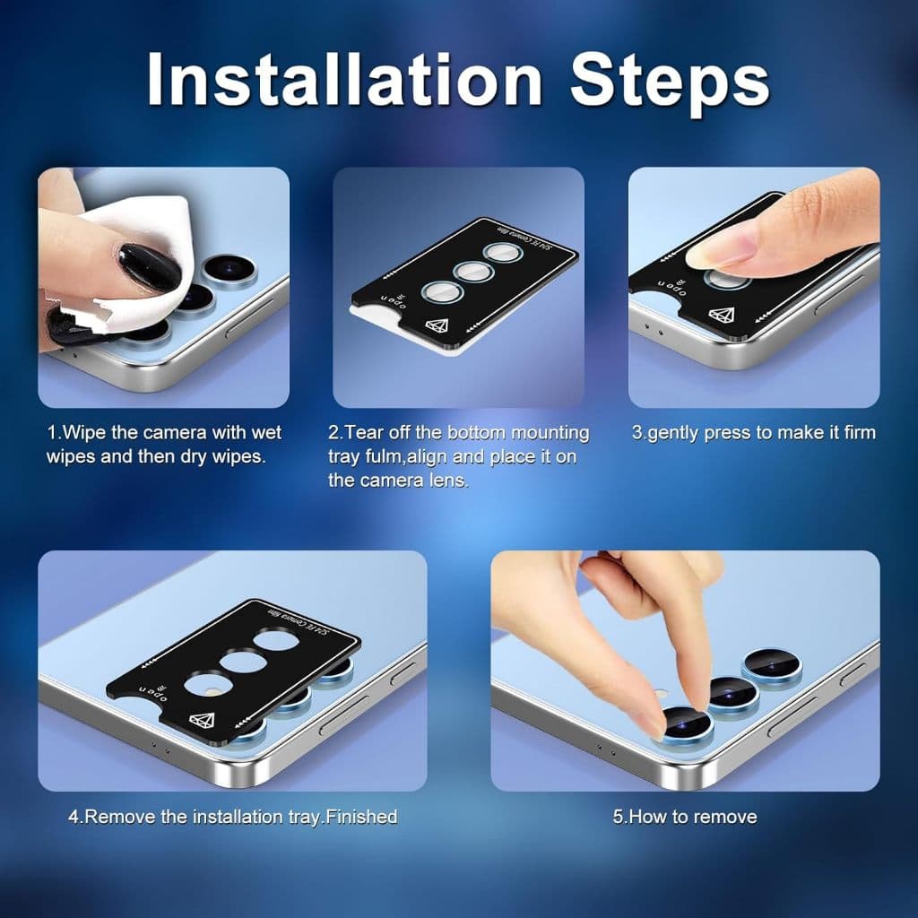 กันรอยกล้อง Samsung Galaxy S25 FE / S24 FE กันเลนส์กล้อง Samsung S25FE / S24FE Camera Lens Protector รูปที่ 9