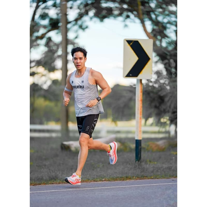 กางเกงรัดกล้ามเนื้อขาสั้นชาย North Runner รูปที่ 2