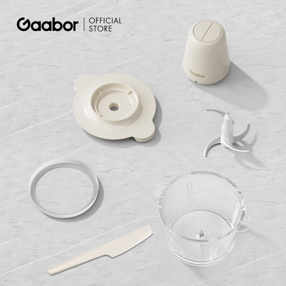 Gaabor 2 ลิตร เครื่องบดอาหาร สับเนื้อ ปั่นพริกกระเทียม 300W Meat grinder MG-15M01A รูปที่ 7