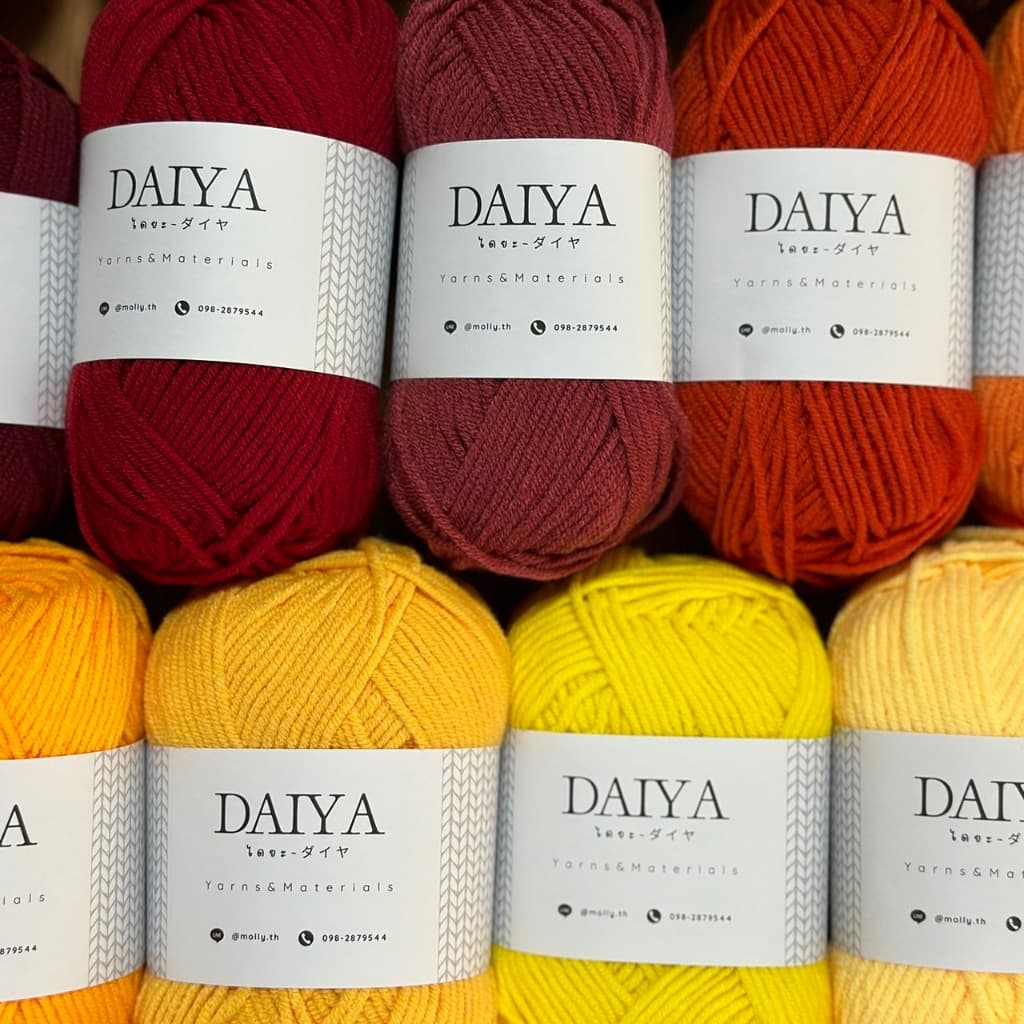 ไหมพรม4ply ไหมพรมคอตตอน4ply Milk Cotton yarn ไหมพรมเนื้อนุ่ม รูปที่ 2
