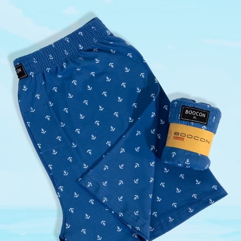 กางเกงบ๊อกเซอร์ผู้ชาย Boxer Boocon พิมพ์ลาย ลายสวย คุณภาพดี ผ้านุ่มใส่สบาย ไม่ยืด ไม่ย้วย ผ้าระบายอากาศ รูปที่ 6