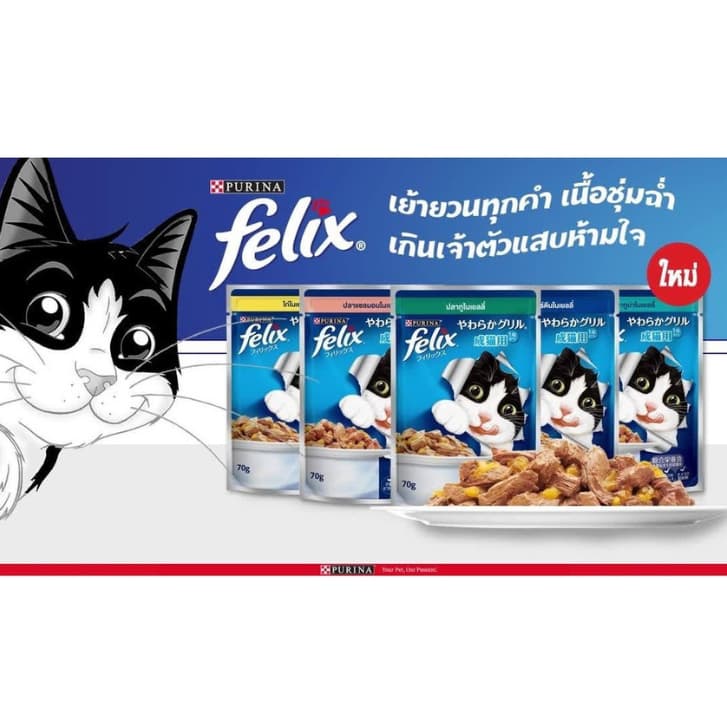 Purina FELIX เฟลิกซ์ อาหารเปียกแมว ขนาด 85 กรัม รูปที่ 2